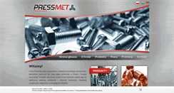 Desktop Screenshot of pressmet.pl